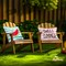 G128 Summer Decoration Hello Summer Pineapple Watermelon Waterproof Throw Pillow | 18 x 18 in | Set of 4, Beautiful Cushion Covers for Summer Sofa Couch Decoration, Pillow Insert Included